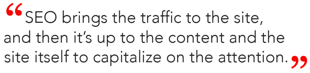 SEO traffic Pulled quote