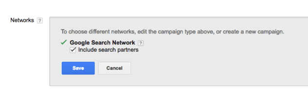 include search partners
