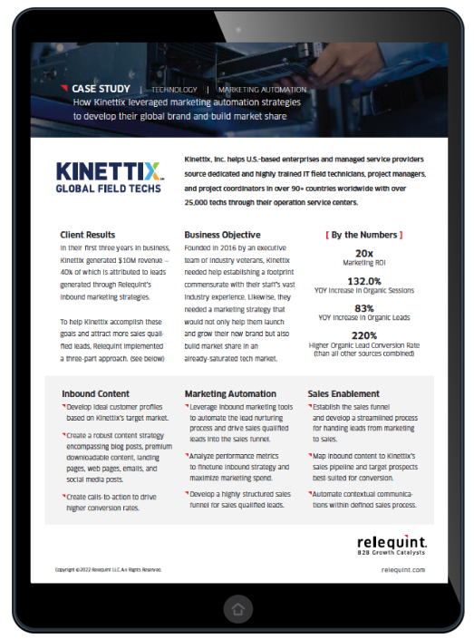 KinettixCaseStudybyRelequint